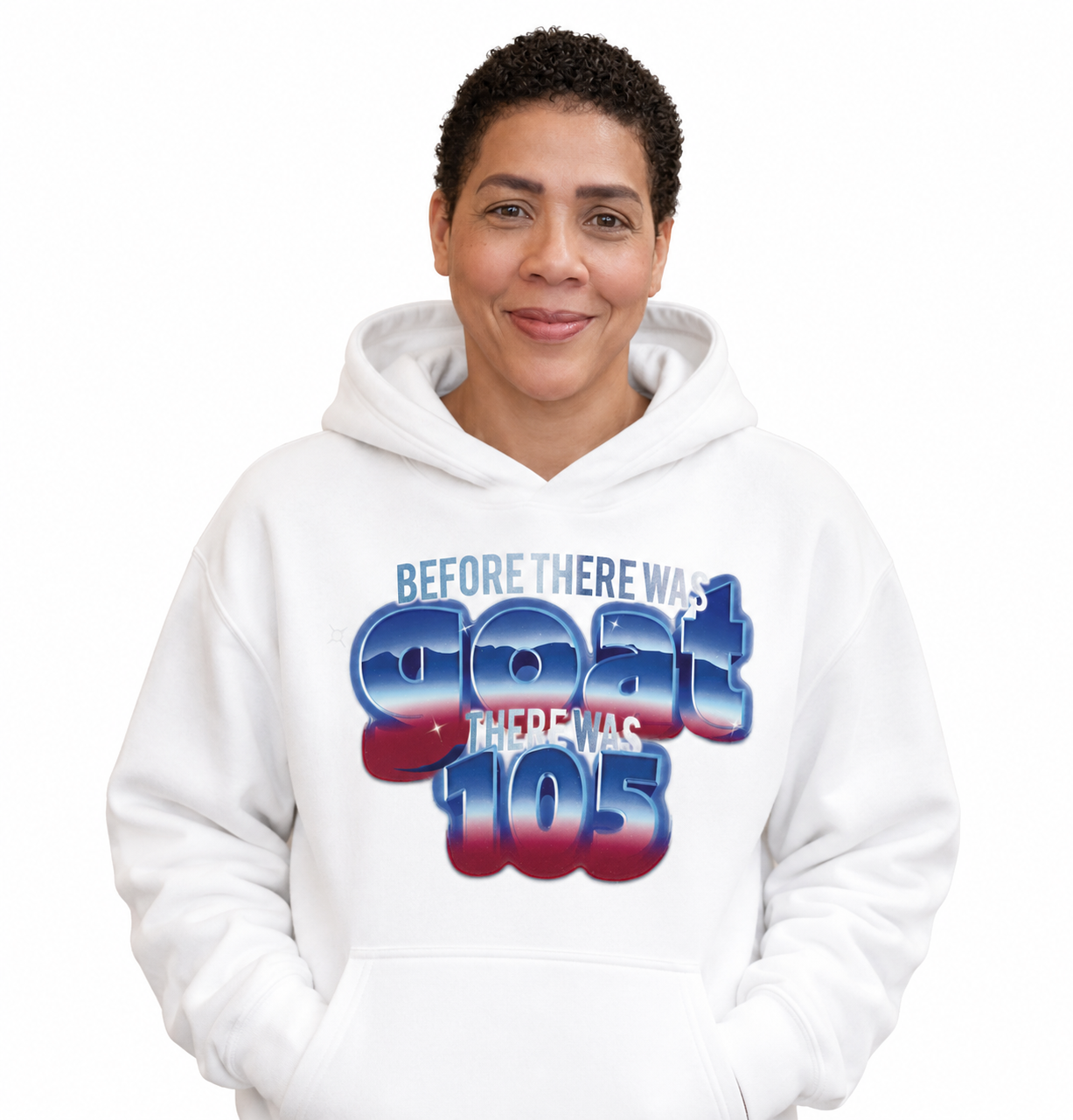 Before There Was GOAT There Was 105 Cherryl Miller Hoodie