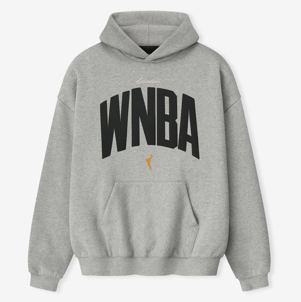 Unisex Fear of God x WNBA Heather Gray 90s Hoodie